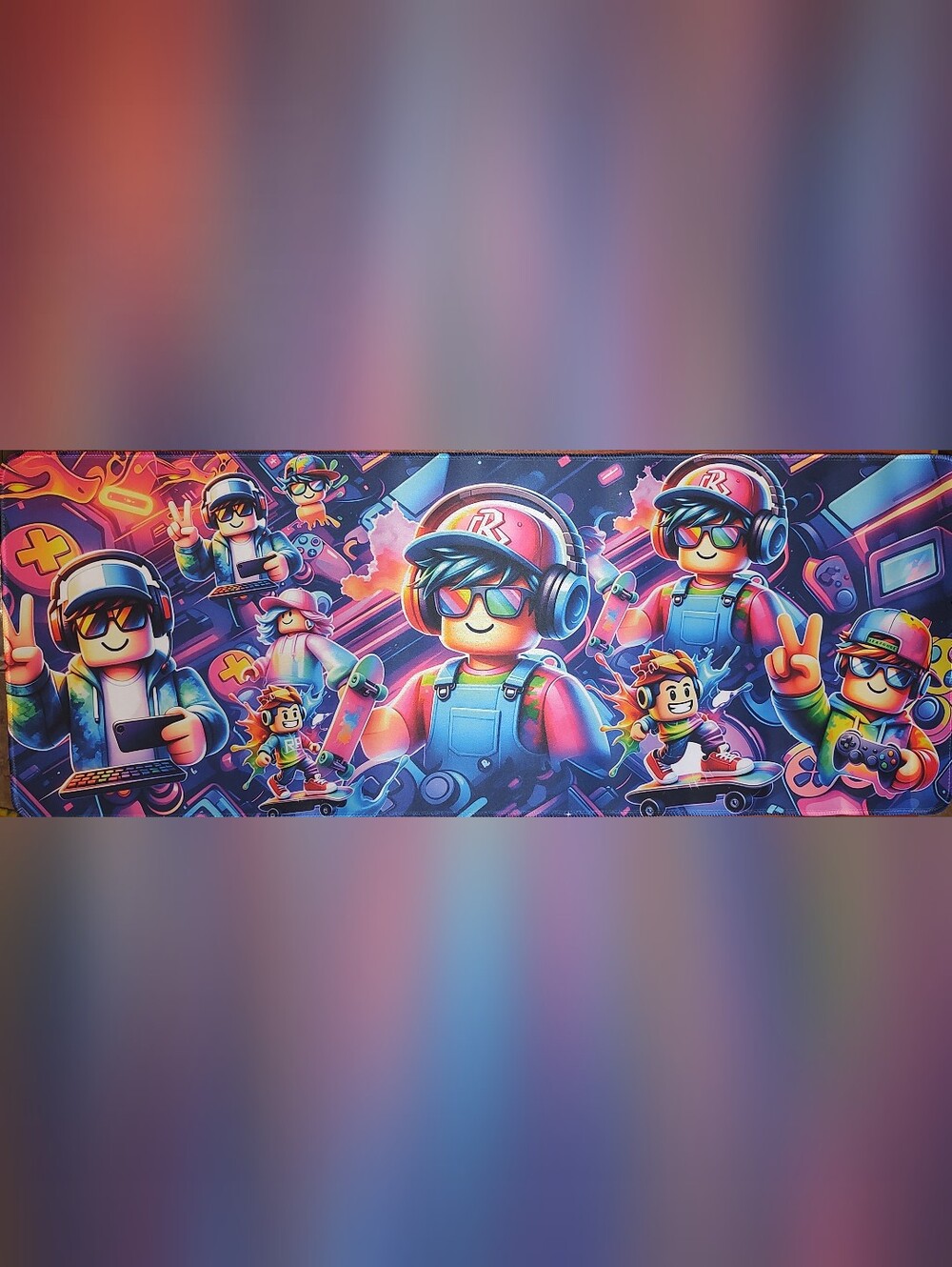 New! Roblox Computer Desk Mats 12"X36"